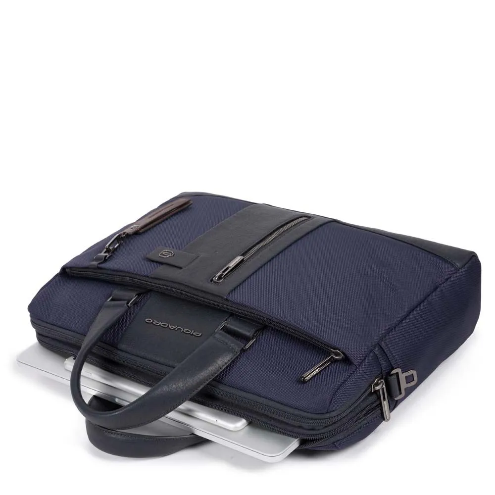 Cartella Piquadro a 2 Manici Porta PC e Porta Ipad® Brief 2 Blu