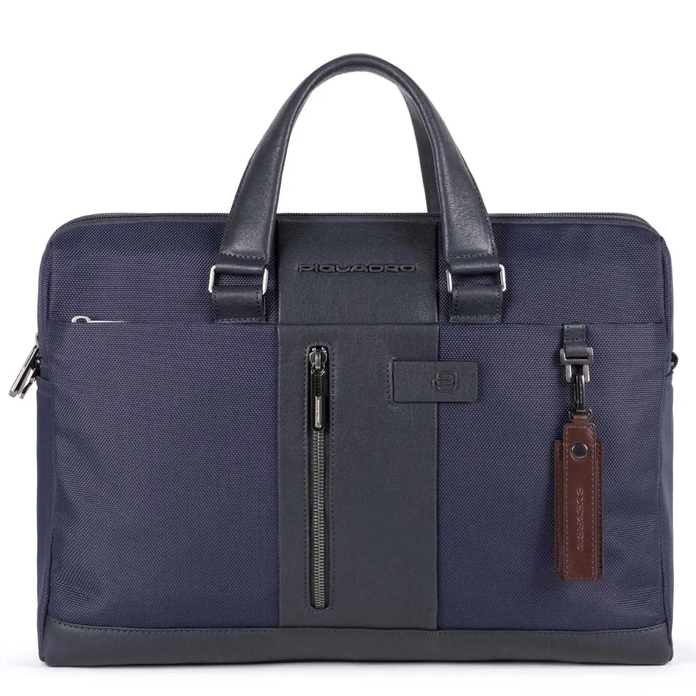 Cartella Piquadro a 2 Manici Porta PC e Porta Ipad® Brief 2 Blu