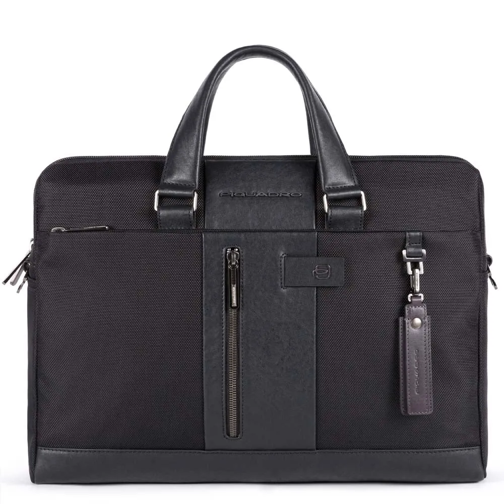 Cartella Piquadro a 2 Manici Porta PC e Porta Ipad® Brief 2 Nero