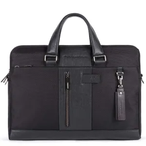 Cartella Piquadro a 2 Manici Porta PC e Porta Ipad® Brief 2 Nero