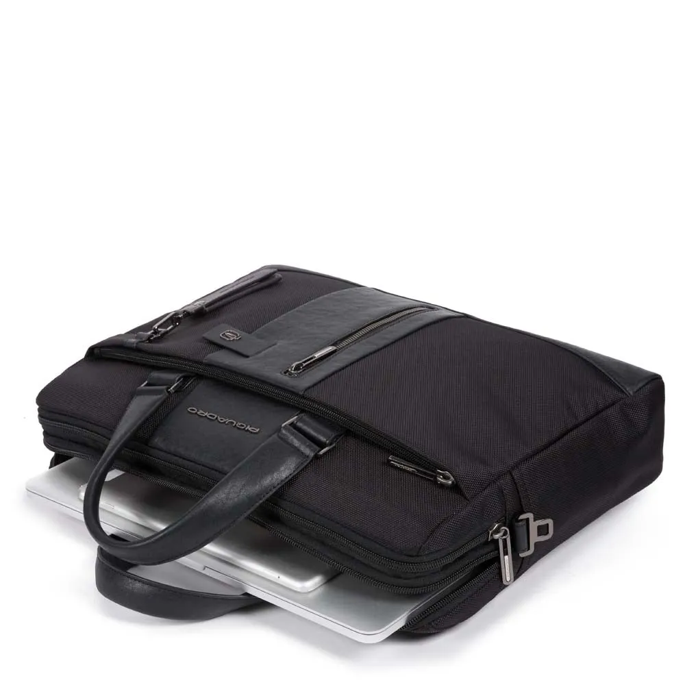 Cartella Piquadro a 2 Manici Porta PC e Porta Ipad® Brief 2 Nero