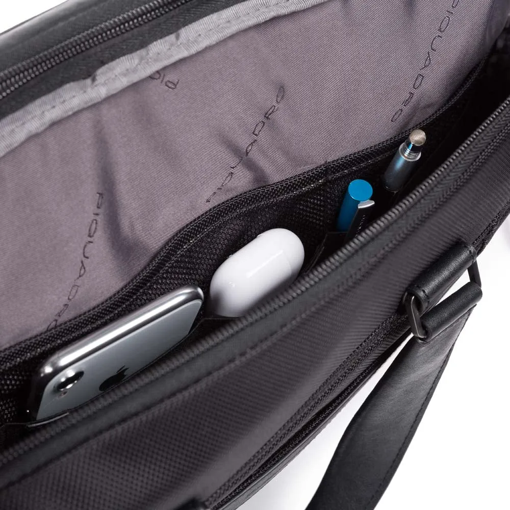 Cartella Piquadro a 2 Manici Porta PC e Porta Ipad® Brief 2 Nero