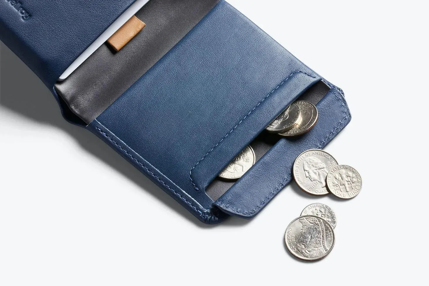 Cartera Coin Marine Blue