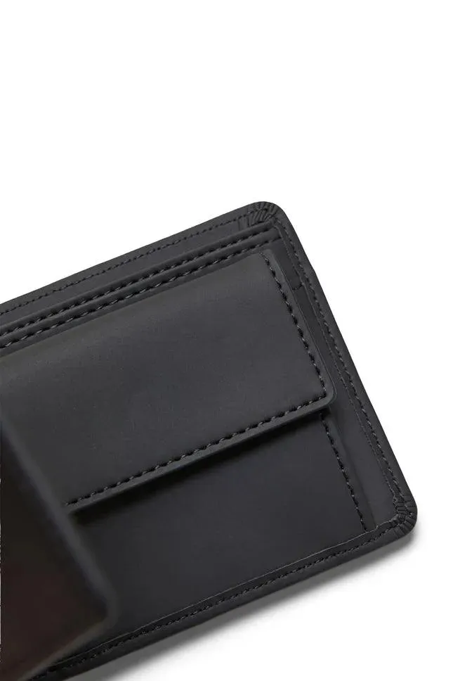 Cartera Rains Folded Wallet Negro