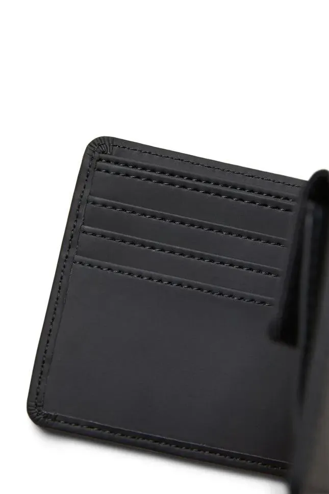 Cartera Rains Folded Wallet Negro