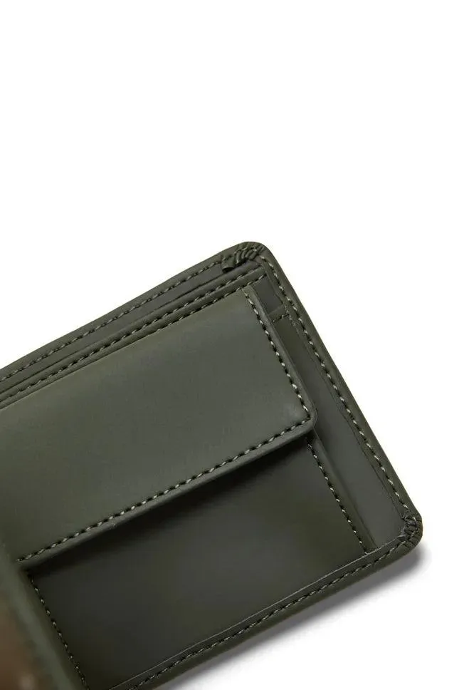 Cartera Rains Folded Wallet Verde