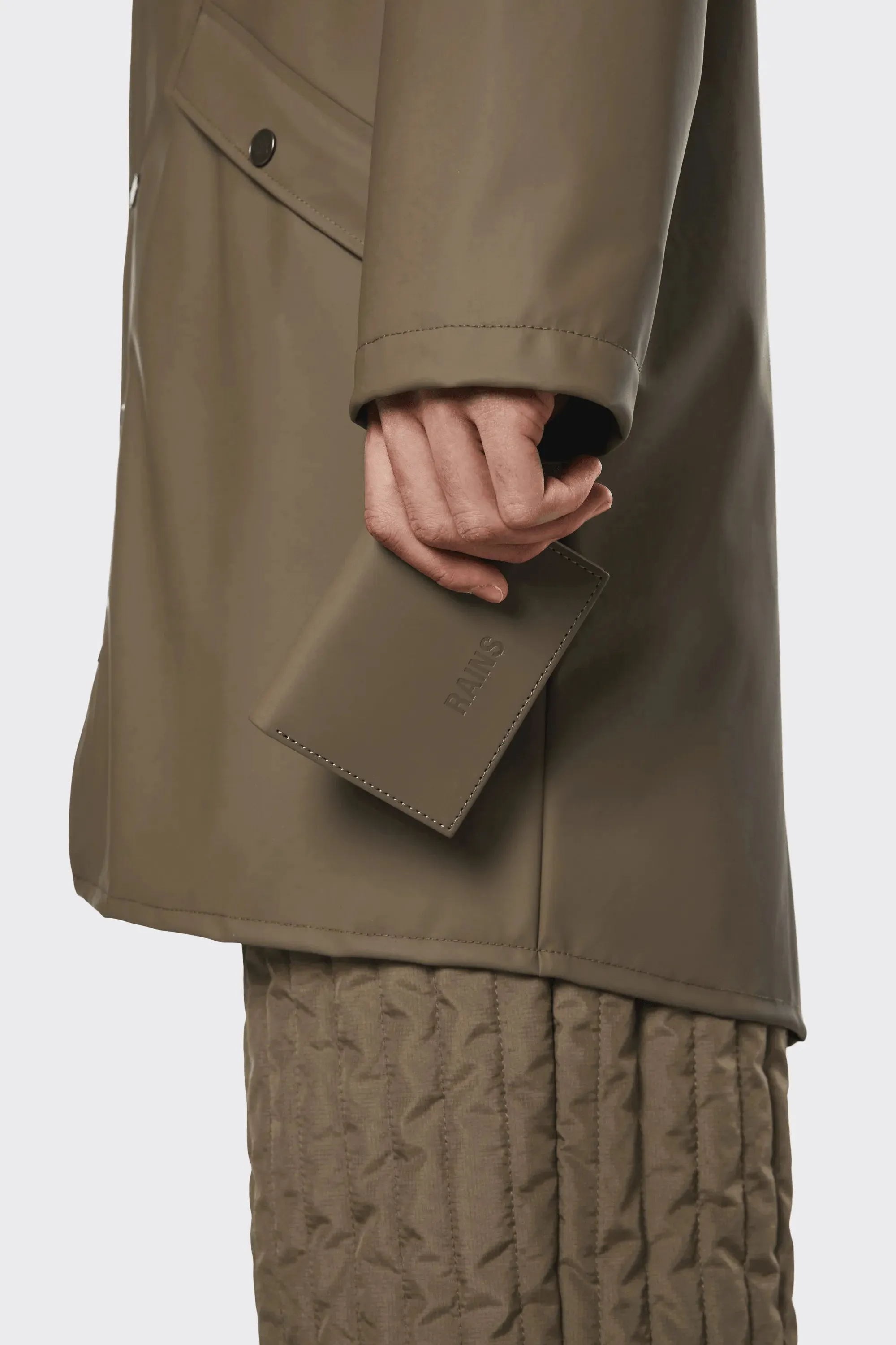 Cartera Rains Folded Wallet Wood