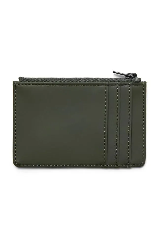 Cartera Rains Zip Wallet Verde