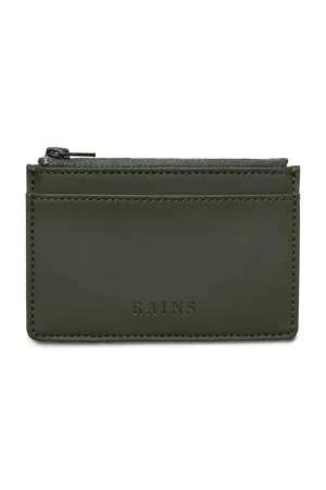 Cartera Rains Zip Wallet Verde