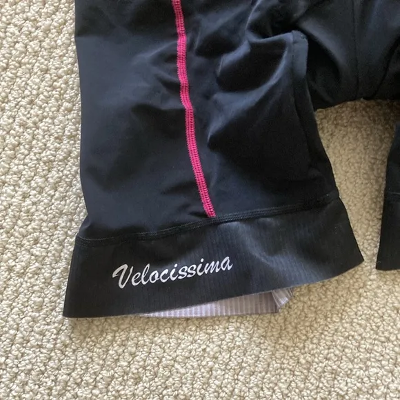 Castelli Chamois Shorts Biker Padded Bottoms Pink Black Women’s Size Small EUC