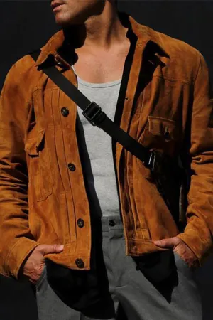 Casual motorcycle men's top jacket