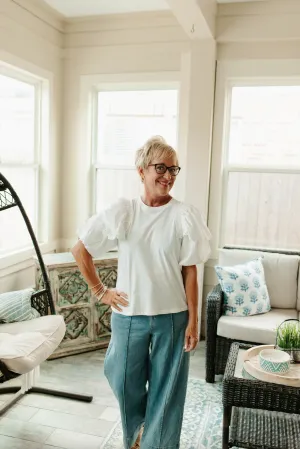 Cathy Bubble Sleeve Top