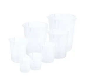 Celltreat 230509 Set Graduated Beaker, Polypropylene, Non-sterile, 10/Bag