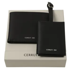 CERRUTI 1881 NPRW914A - Set Zoom Black (wallet & luggage tag)