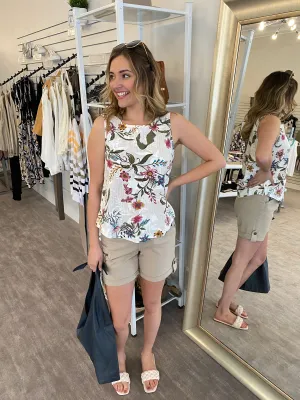Charlie B. Sunny Sleeveless Top