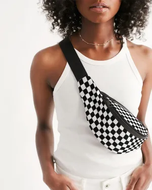 Chessboard Crossbody Sling Bag