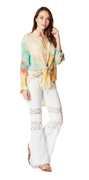 Chiffon Boyfriend Shirt