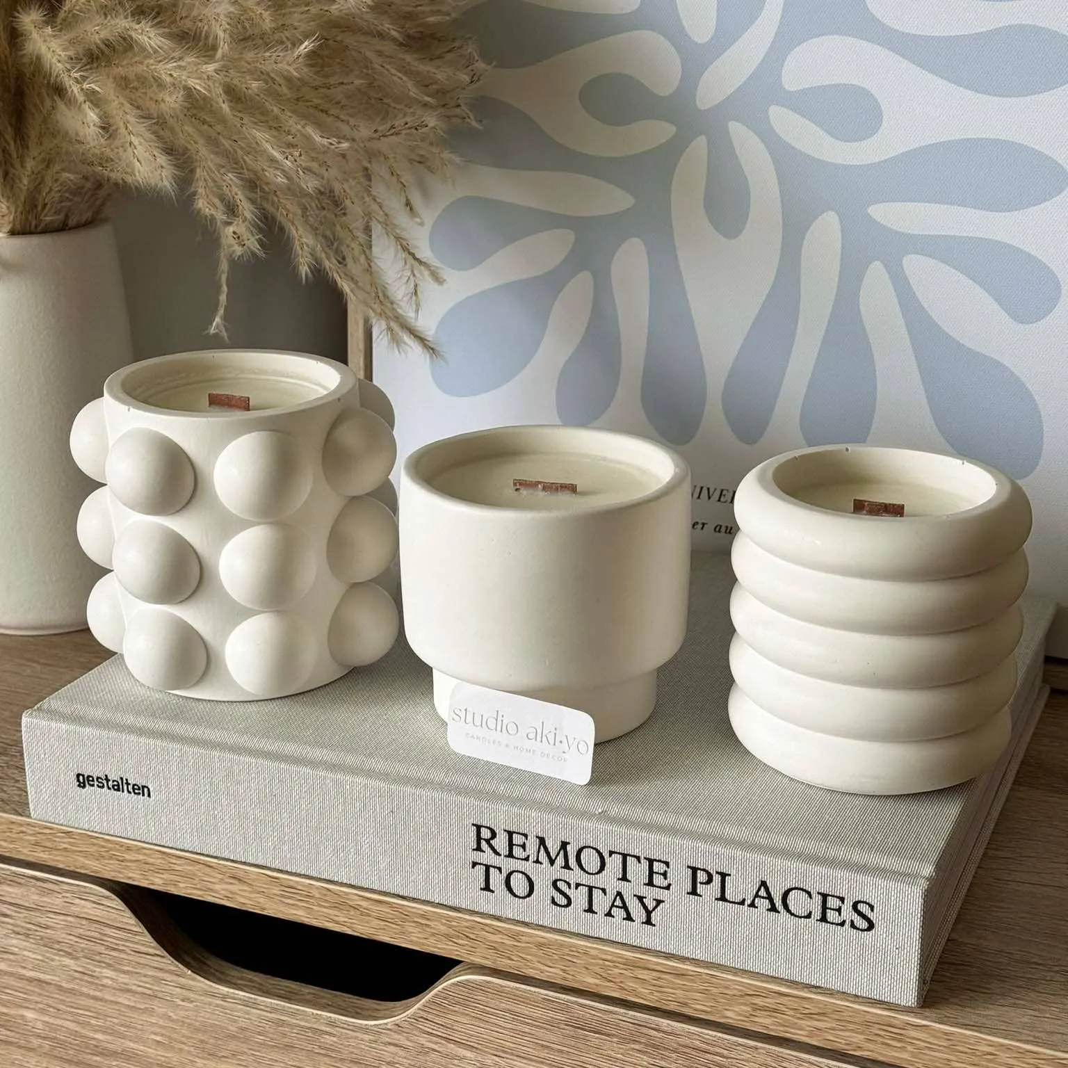 Citrus   Sage | Wood Wick Soy Candle Jar - ASYMMETRICAL JAR- 8oz