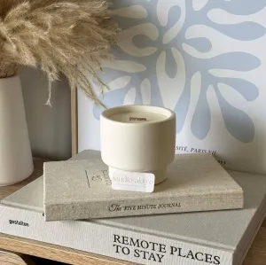 Citrus   Sage | Wood Wick Soy Candle Jar - ASYMMETRICAL JAR- 8oz