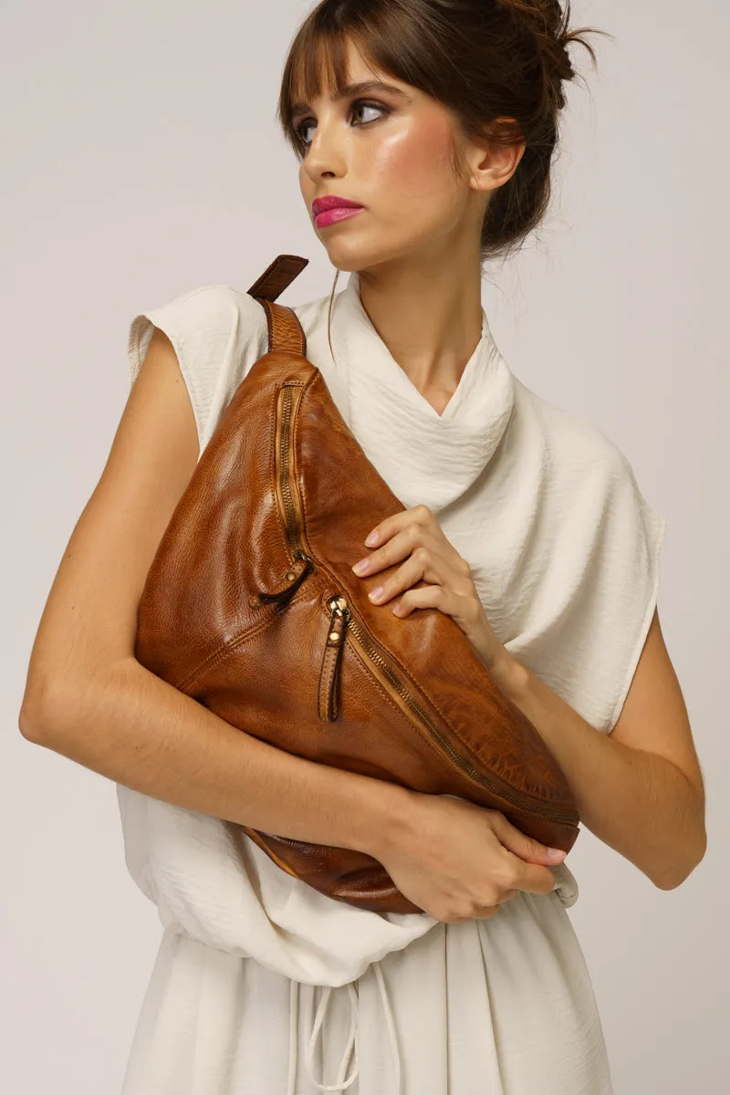 City Sling & Belt Bag  - Cognac Rocks - MENS CANADA