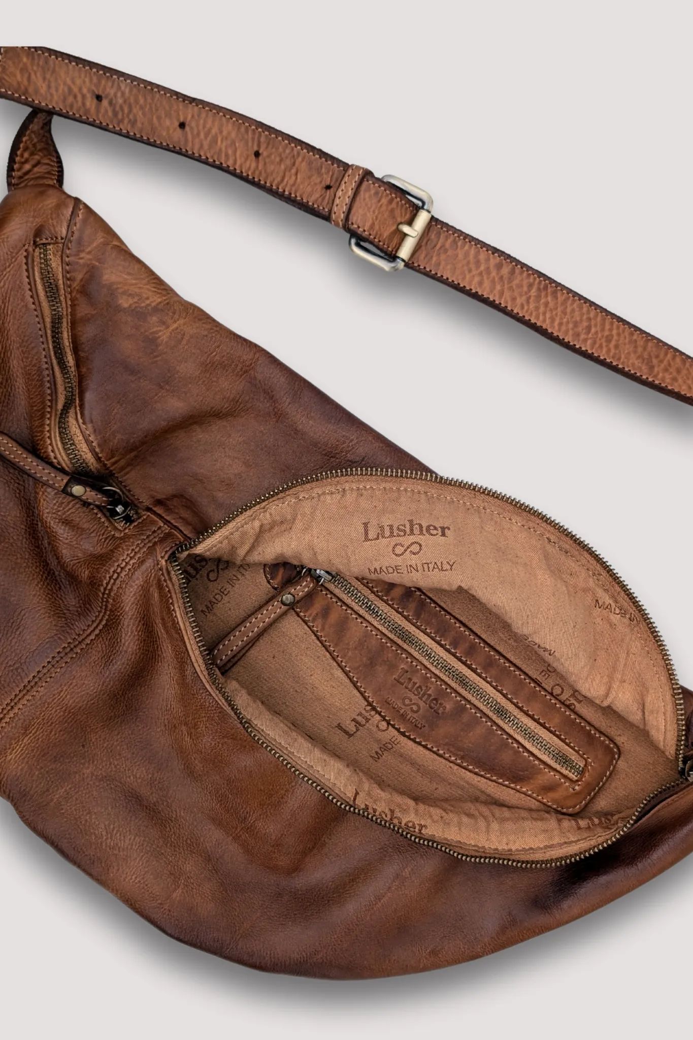 City Sling & Belt Bag  - Cognac Rocks - MENS CANADA