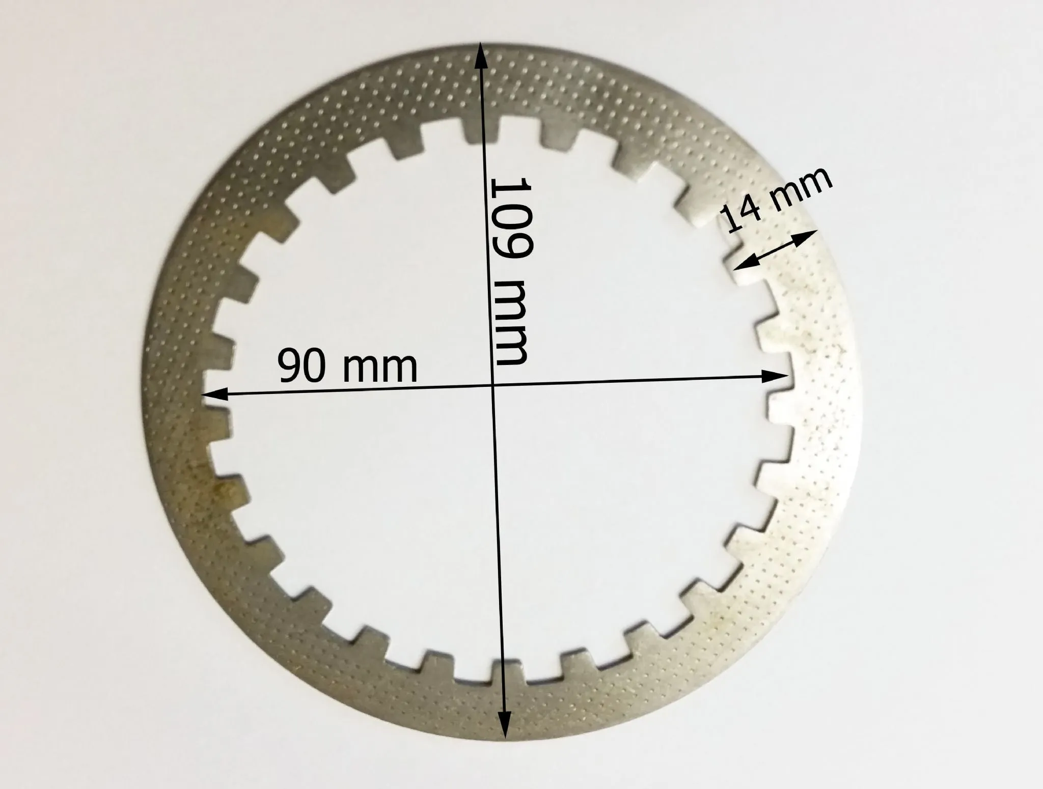 CL022 SET OF 5 X CLUTCH STEEL PLATES FOR BASHAN BS200S-7 QUAD BIKE 200CC