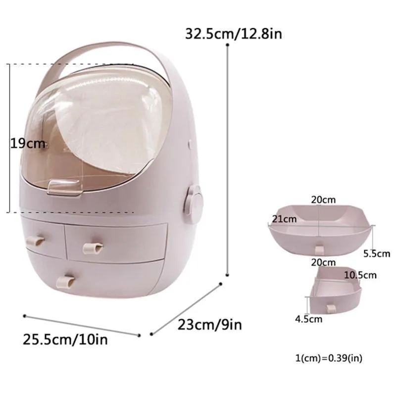 Clamshell Makeup Organizer