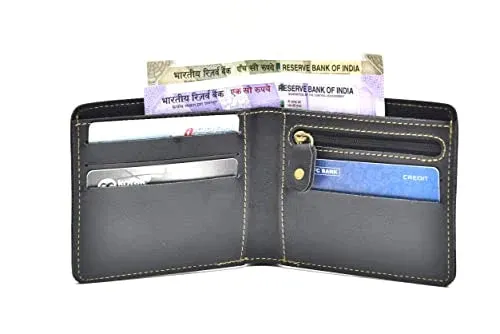 Classy Leather Customized Chained Sling Bag Round   Men's Wallet - Light Pink Black