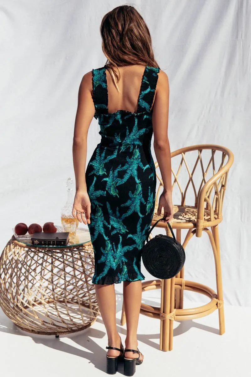Classy Ruffle Waffle Dress