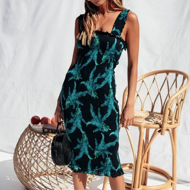 Classy Ruffle Waffle Dress