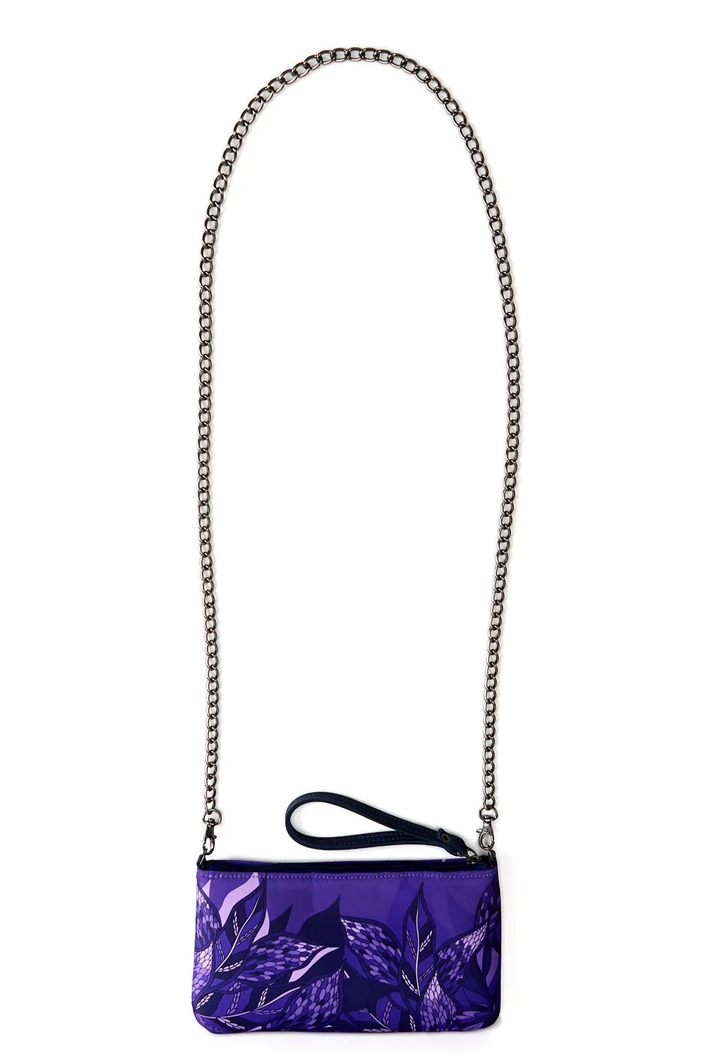 Clutch Transversal ramos de púrpura roxo