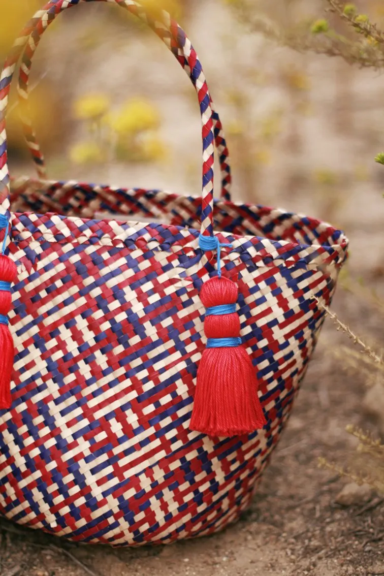 Coco Palm Straw Bag - Del Mar