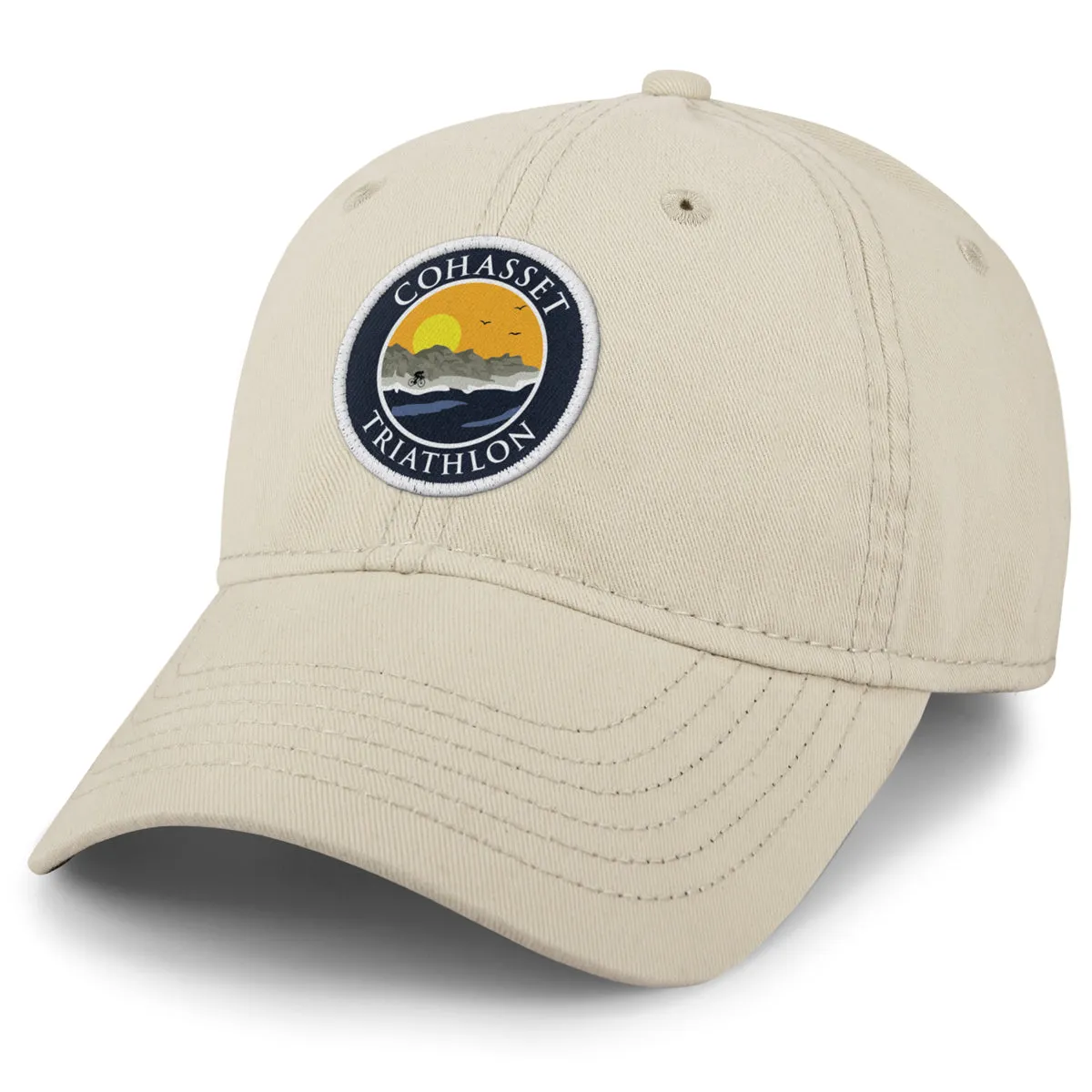 Cohasset Triathlon Printed Patch Dad Hat