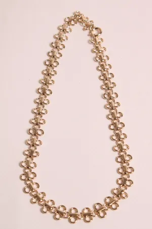 Collier maille trefle