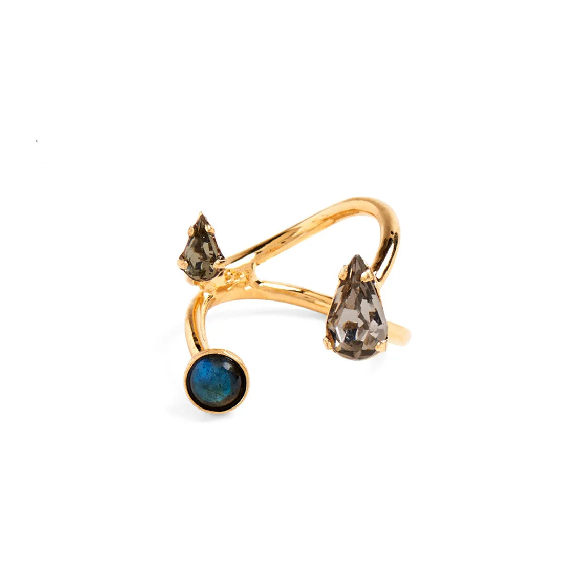 Composition Ring in Gold