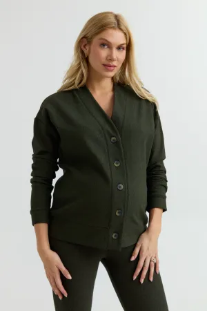 Cozy Fleece Relaxed Cardi