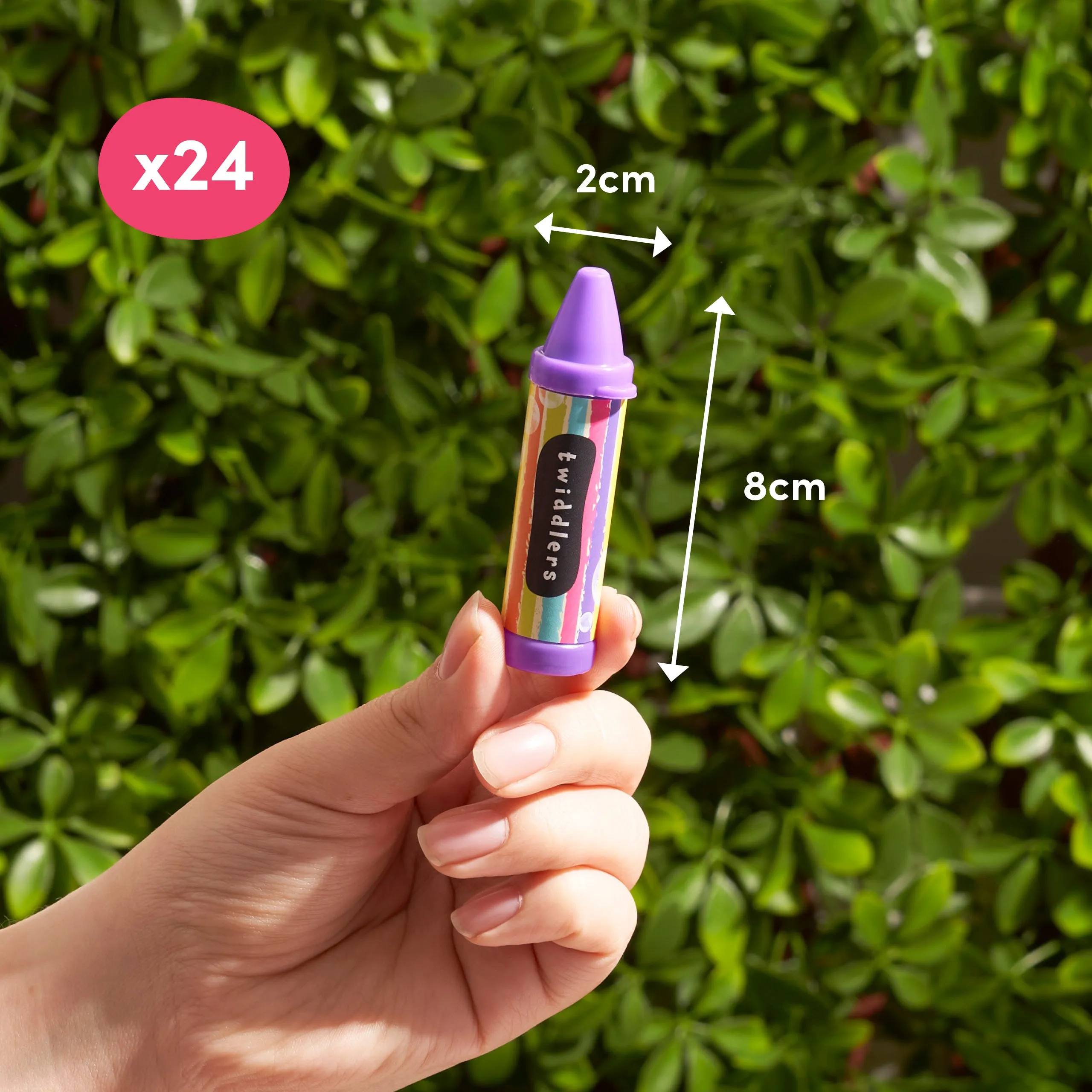 Crayon Shaped Bubble Wands