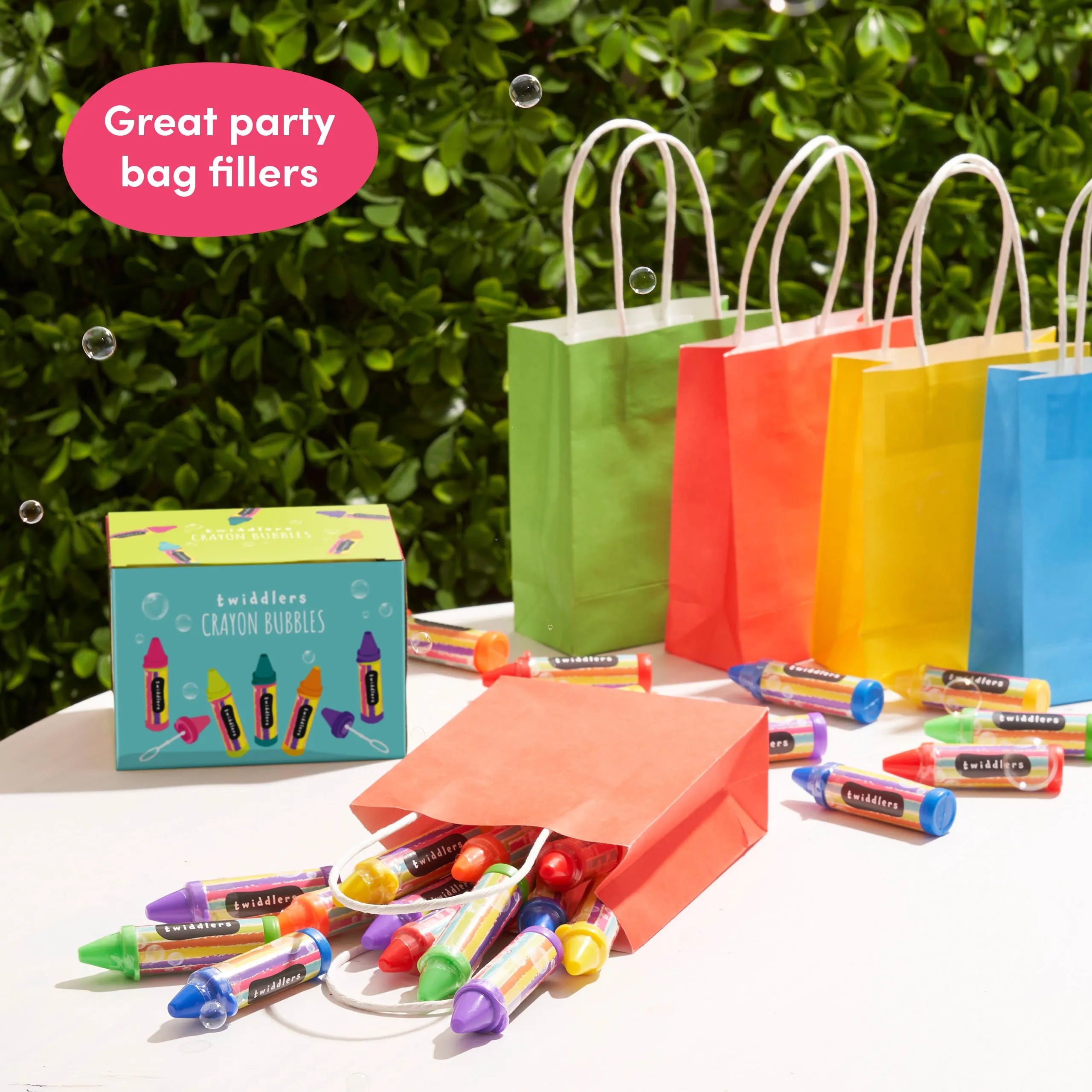 Crayon Shaped Bubble Wands