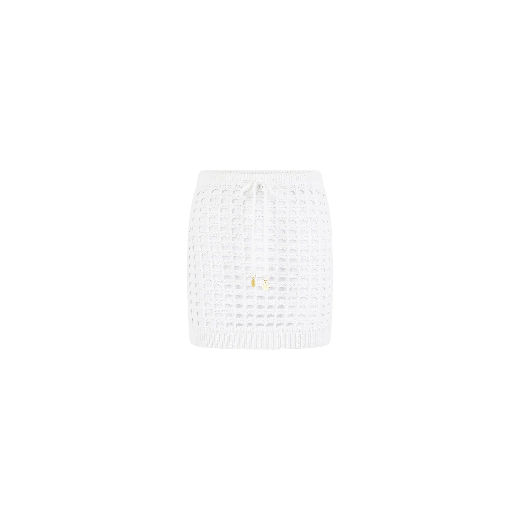 Crochet Mini Skirt - Ivory
