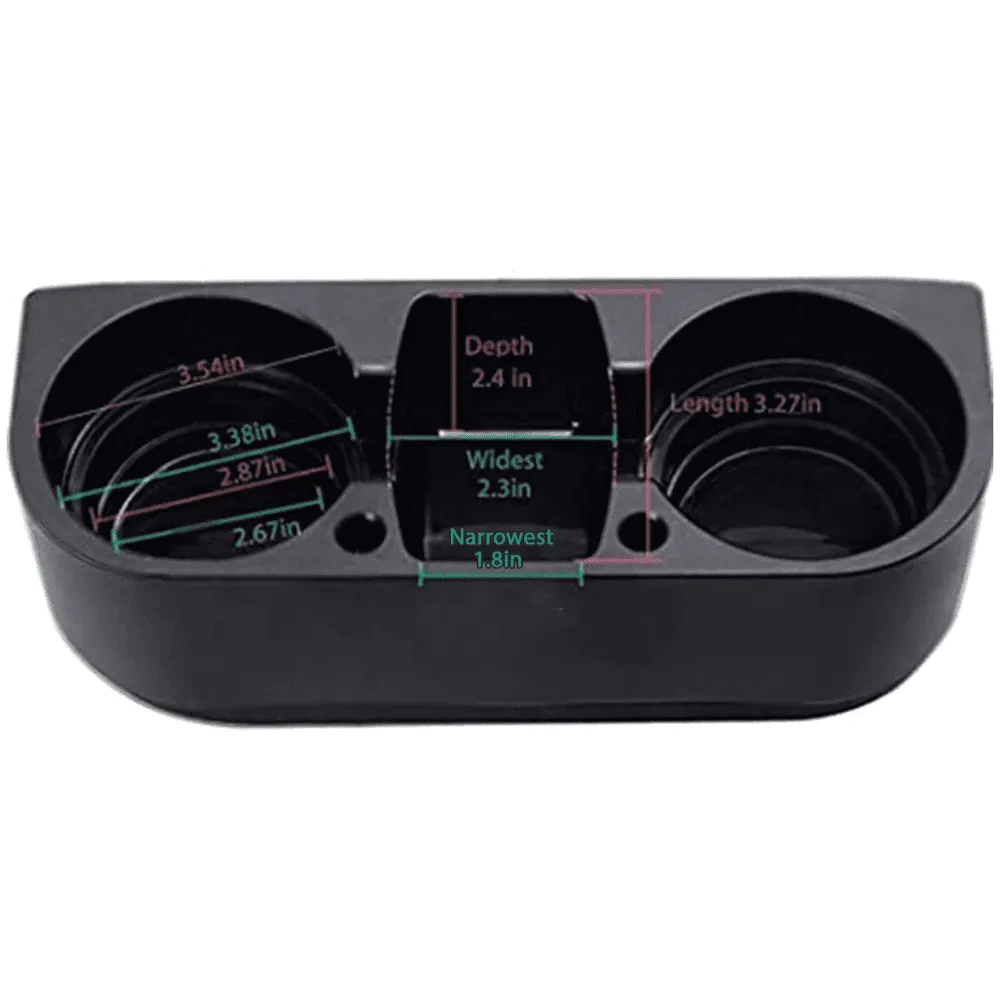 Cup Holder Portable Multifunction Vehicle Seat Cup Cell Phone Drinks Holder Box Car Interior Organizer, Custom Fit For All Cars, Car Accessories IN11995