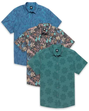 Custom 3 Pack Relaxed Button Up - Non-Branded