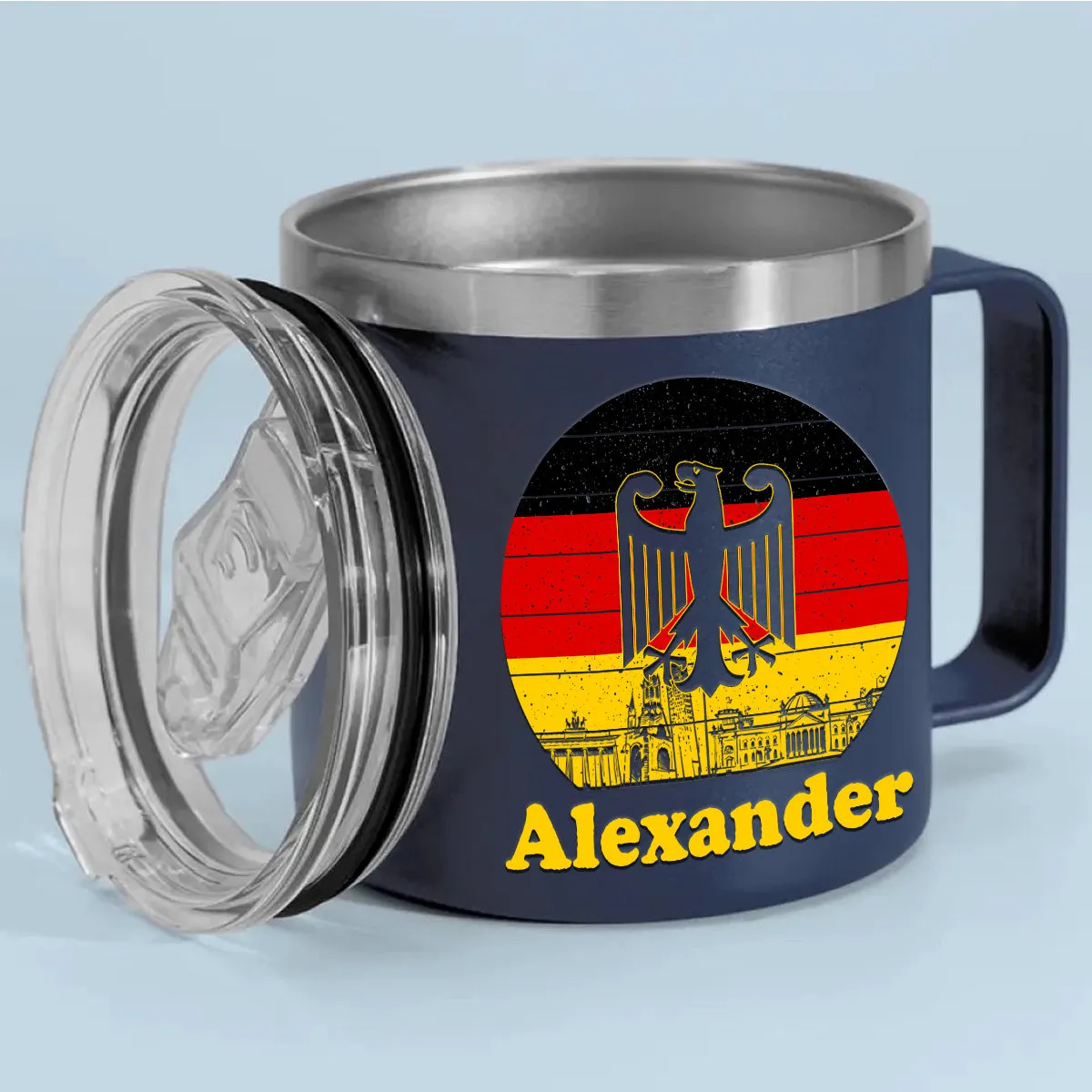 Custom Germany Tumbler 14oz With Your Name