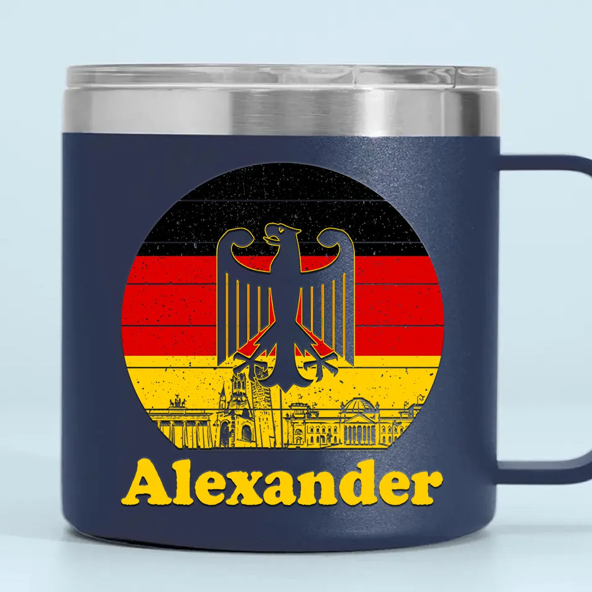 Custom Germany Tumbler 14oz With Your Name