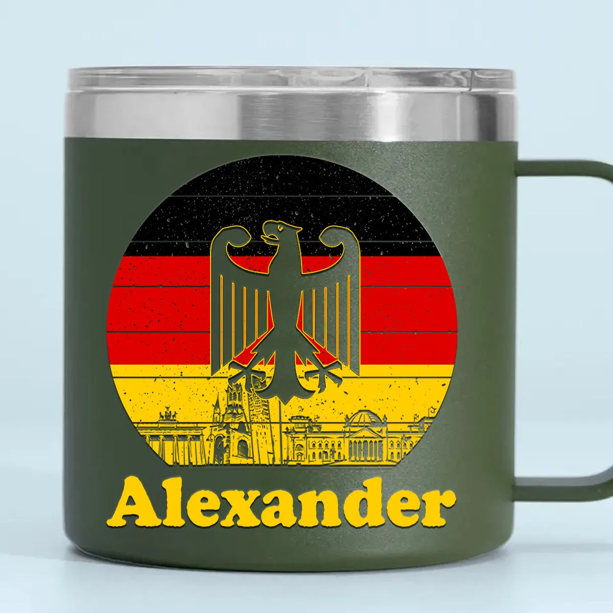 Custom Germany Tumbler 14oz With Your Name