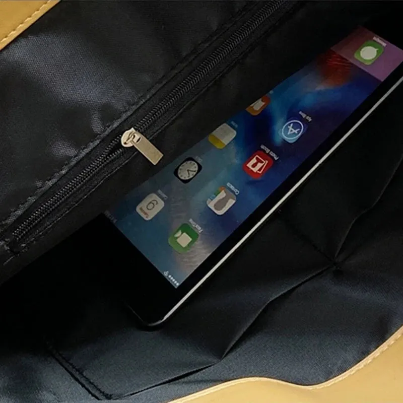 Custom Name Leather Laptop Bag Woman Fashion Luxury Notebook Computer Storage Bag Daily Business Office Briefcase Tote Bag