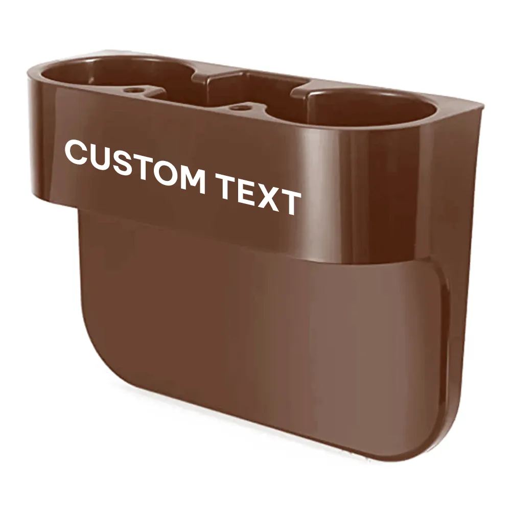 Custom Text Cup Holder Portable Multifunction, Fit with Cadillac, Cup Holder Expander for Car, Vehicle Seat Cup Cell Phone Drinks Holder Box Car Interior Organizer