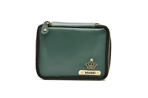Customized Women's Croc Sling Bag   Mini Make up kit - Black Olive Green