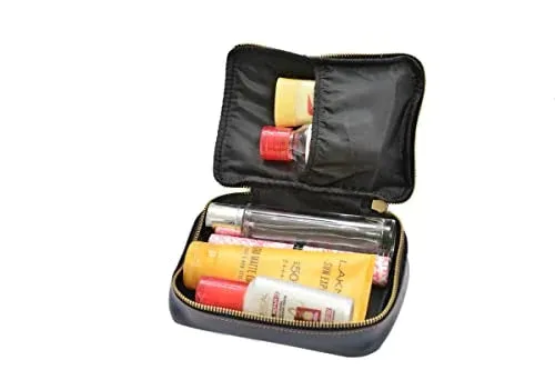 Customized Women's Croc Sling Bag   Mini Make up kit - White Royal Blue