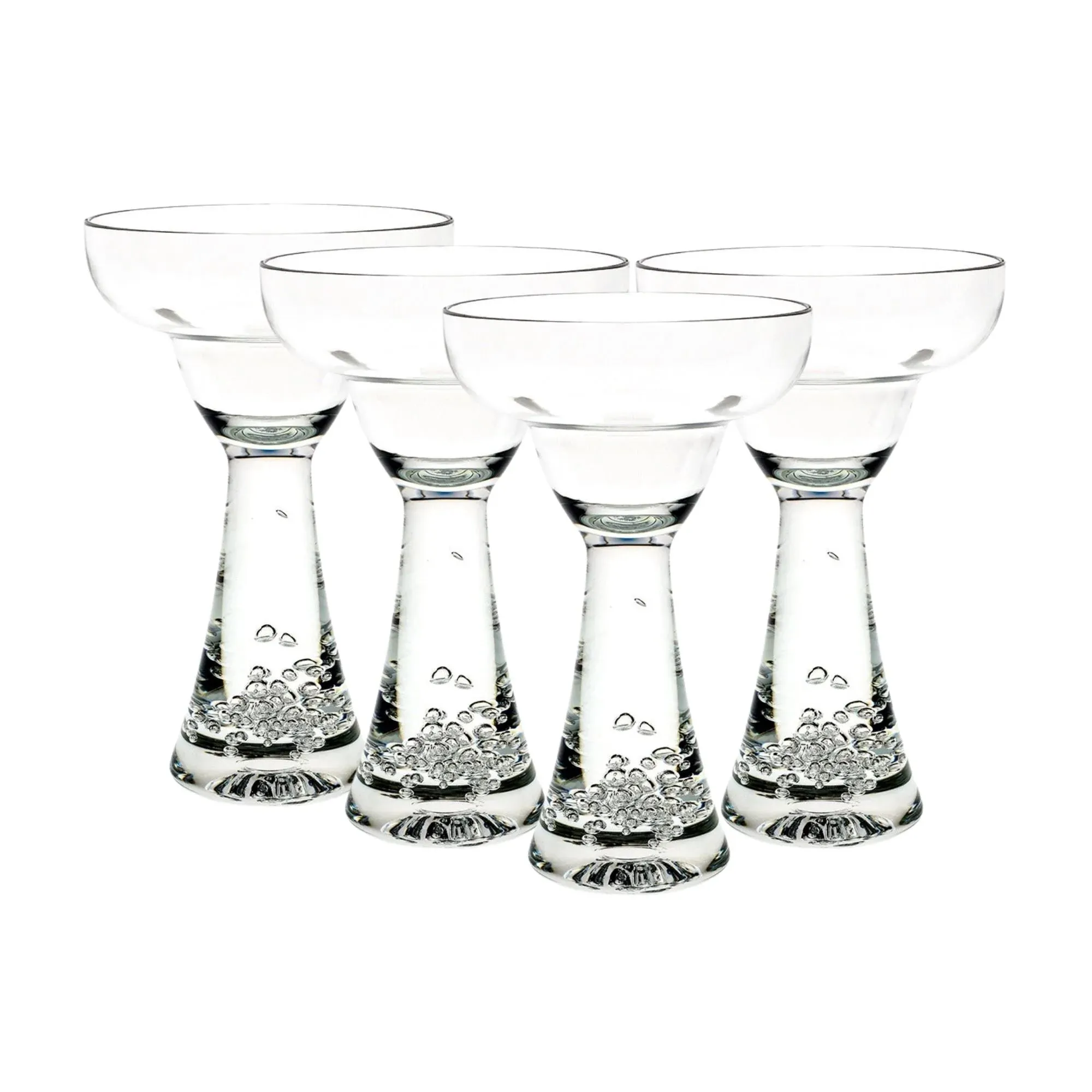D-Still Unbreakable Margarita Glass with Bubble Base 330ml - Set of 4