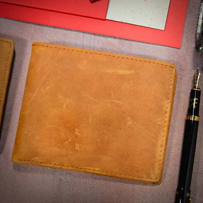 Dad To Son - Genuine Premium Leather Card Wallet